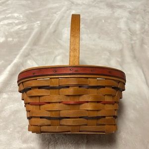 Vintage 1995 Longaberger Basket with Protector